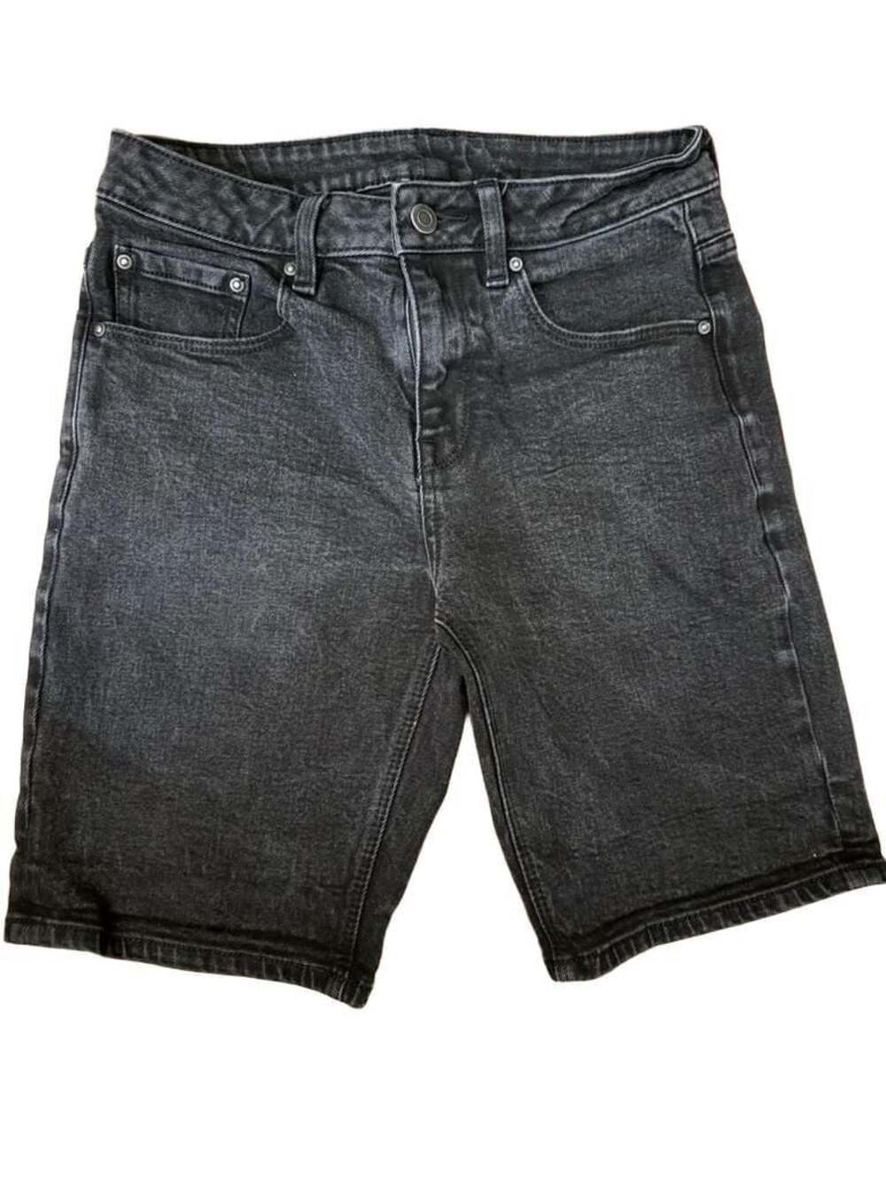 Men’s ASOS Black Washed Denim Shorts Size W30